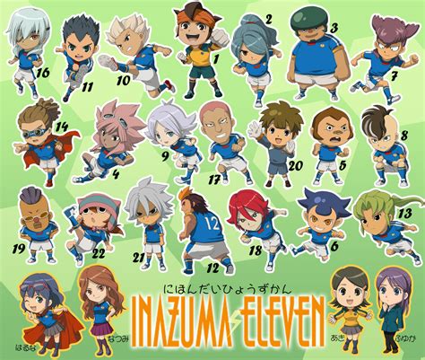 inazuma eleven characters|inazuma eleven character names.